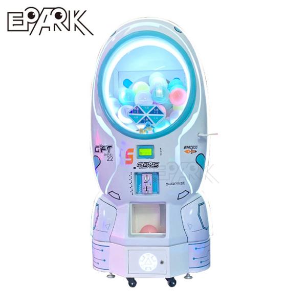 Quality Coin Operated Space Capsule Gashapon Machine White Gift Machine wholesale