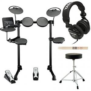 China Yamaha DTX400K Customizable Electronic Drum Set with Drum Throne, Vic Firth 5A Drumsticks and Stereo Headphones on sale