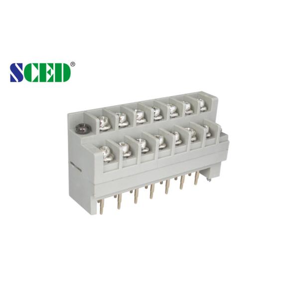 Power Supply barrier connector Double Gold Pins electrical terminal block
