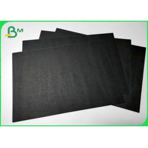 Recyclable Pollution-Free Uncoated Black Cardboard High Strength Handbags