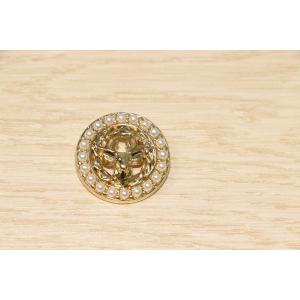 ODM Decorative Clothing Buttons Pearl Embedded 25mm Long Copper Material