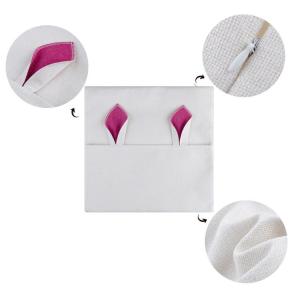 Creative Sublimation Blank Linen Pillow Case With Pocket And Rabbit Ear For
