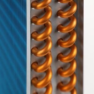 Custom Dehumidifier Evaporator Coil Copper Galvanized Plate