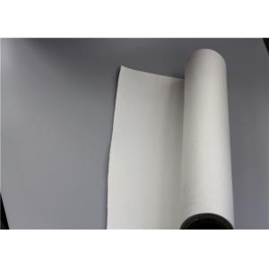 Air Filter Fabric Roll , Polyester Non Woven Filter Cloth Precise Cutting Plain