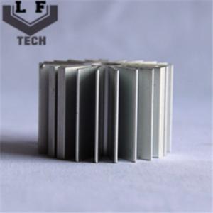 Round High Precision Forging Aluminum Heat Sinks 110 Diameter For LED PCB COB