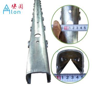 China Customized Design Metal Vineyard Trellis Posts 50x40x2mm Sample Available on sale