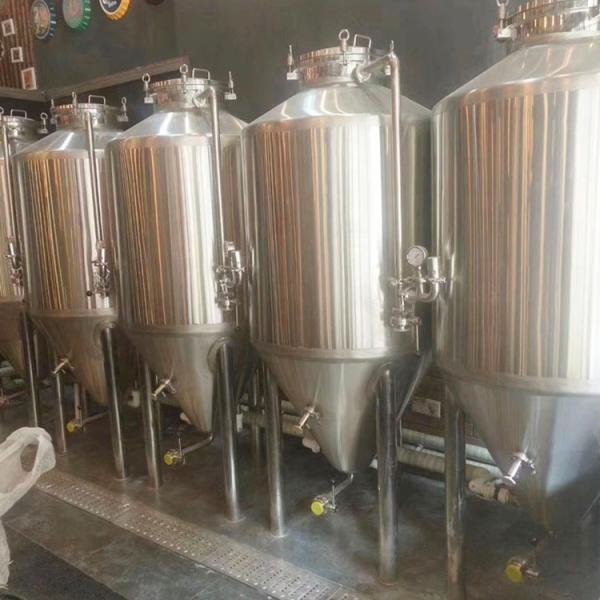 Quality 220V/110V CE ISO TUV Vertical Type Automatic Beer Brewing System for Food Shop wholesale