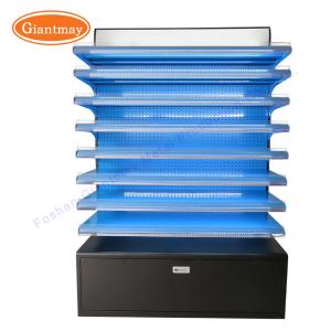 Double Sides LED Light Metal Rack Pegboard Display Stand