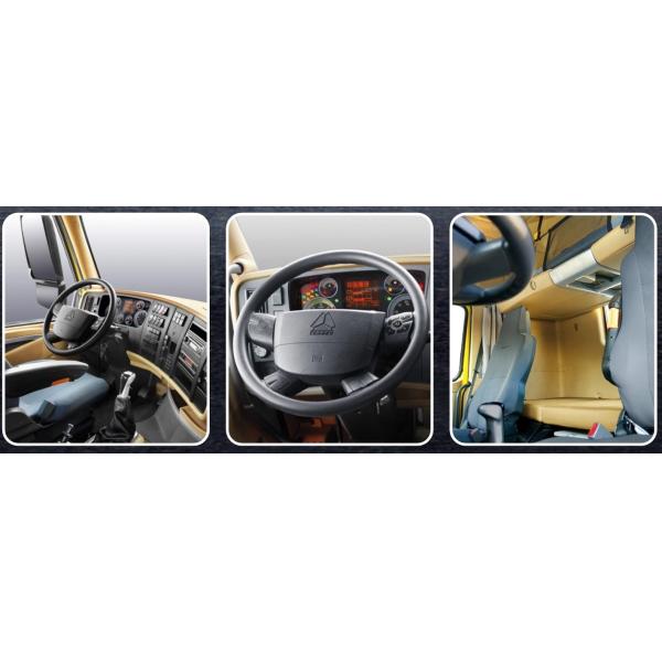 N7B Man Technology Chassis 371hp Heavy Duty Dump Truck with White Color