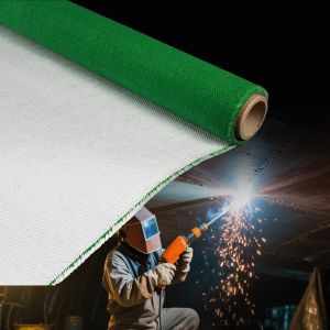 Heat Resistant and Abrasion Resistant PU Coated Fiberglass Fabric with 1m to 1