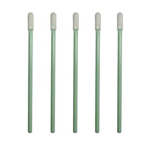 Light Green Cleanroom Consumables Micro Polyester Foam Cleaning Swabs