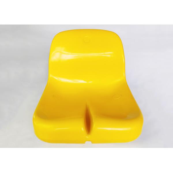Triple Fixed Auditorium Seating , Football Stadium Seats Polymer Material