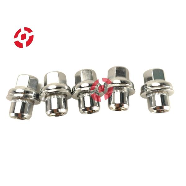 OE RRD500510 Wheel Lug Nut M14x1.5 Thread In Silver Color For Land Rover Range Rover