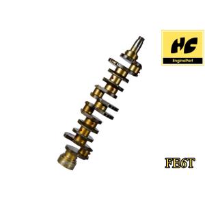 Nissan FE6T Diesel Engine Crankshaft Casting Iron / Forge Steel ISO Certificatio