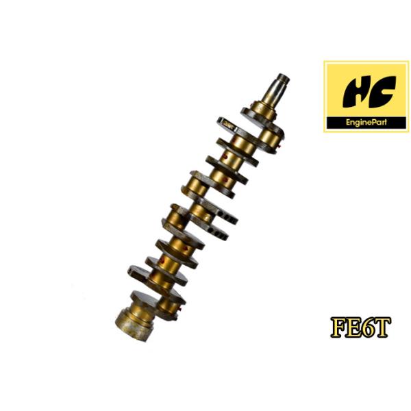 Nissan FE6T Diesel Engine Crankshaft Casting Iron / Forge Steel ISO Certificatio