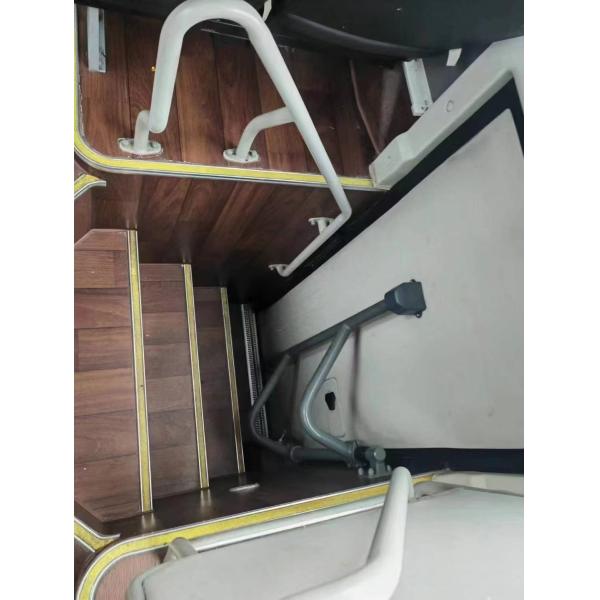 Used Coach Bus 12 Meters 2 Windshields Middle Door 50 Seats Air Conditioner Rear Engine Yutong Bus ZK6122