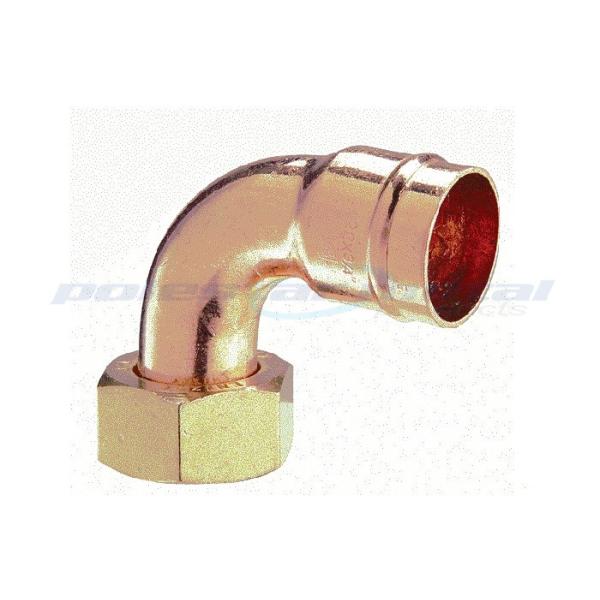 Copper Straight Tap Connector , 15mm To 22mm Flexible Tap Connector With