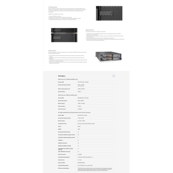 Lenovo ThinkSystem DM7100F All-Flash Storage 192TB NVMe RAID 10