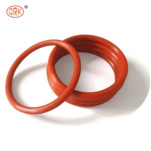 Cheap FDA VMQ Red Silicone Rubber Medical O Rings With Excellent Tear Resistance Performance for sale