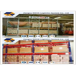 Cheap CE ISO Gurantee Push Back Pallet Racking Q235 Steel For Frozen Warehouse Logistic for sale