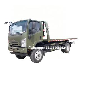 Isuzu 4x4 5-8 Tons Multifunction Plat Form Wrecker Body Tow Truck All-wheel