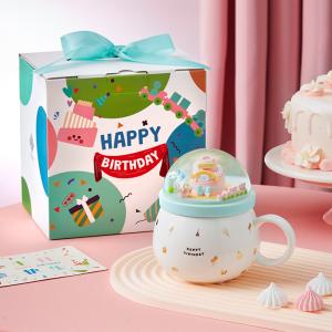 Ready To Ship In Stock Modern Personality 3D Ceramic Drinking Mugs In Display