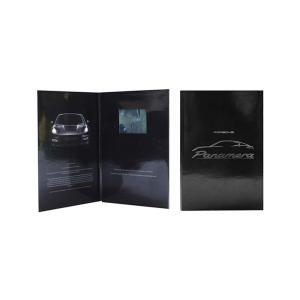 Full Color Printing Custom Video Greeting Cards With LCD / HD Screen