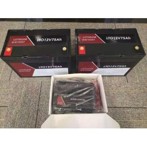 LTO 12V 75Ah Portable Lithium Titanate Battery Pack With BMS For RV / Caravan /