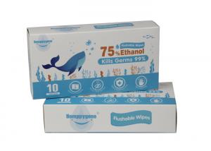 China Adults Children Alcohol Non Woven Flushable Wipes on sale