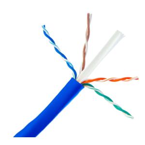 LSZH Sheathed 23 Awg Ethernet Utp 4 Pair Cat 6 Lan Cable Cable 305m