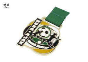 China Personalized Football Medals For Kids , Youth Soccer Logo Custom Sports Medals For School on sale