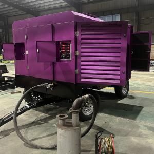 Portable Screw Air Compressor Machine Mining Diesel Engine High Pressure Air