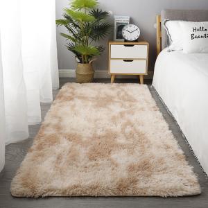 Customized Size Fluffy Fur Bedroom Living Room Rug Soft Rectangle Carpet Area