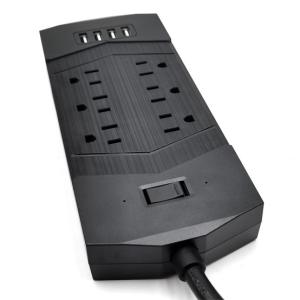 6 outlet Power Socket 1.5FT Cord, 4 USB 2700 Joules Surge Protector