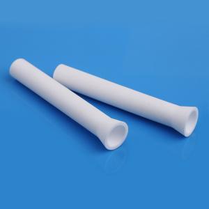 Cheap Collared Ceramic Alumina Tube 96% 99% High Precision Smooth Surface for sale
