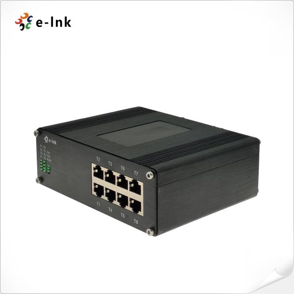 Quality Unmanaged Industrial 8-port 10/100/1000BASE-T (PoE+) Ethernet Switch wholesale