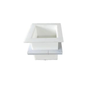 ISO PP Material Plastic Sedimentation Tank For Clay , Glazes And Plaster