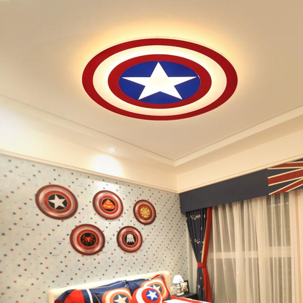 Kids LED Ceiling Lights Captain America with remote control ceiling lamp (WH-MI