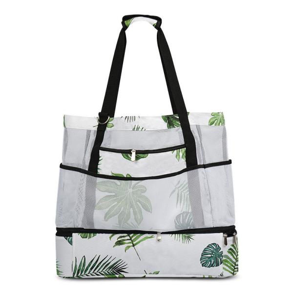 Quality Ice Pack All Over Print Portable Beach Bag With Double Layer wholesale