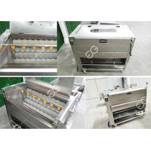 Brush Type Carrot Potato Washing Machine Peeler Carrot Polishing Machine For
