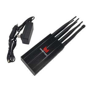 Lojack GPS WiFi Portable Cell Phone Signal Jammer 3 hours Working Time