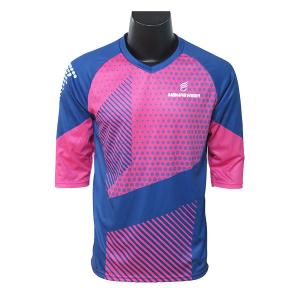 New Style 3/4 Sleeve Free Design Custom MTB Jersey Anti Bacterial Lightweight