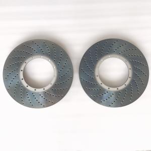Cheap Gray Cast Iron HT250 Brake Disc 420*40mm Drilled Disc Rotor For Audi for sale