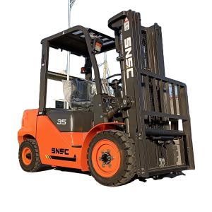 Backhoe Loader FD35 3.5 Ton Rough Terrain Forklift with Japanese Engine and Side