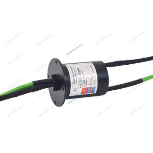 Ethernet Signal Slip Ring With Flange Installation For Robotics Customized