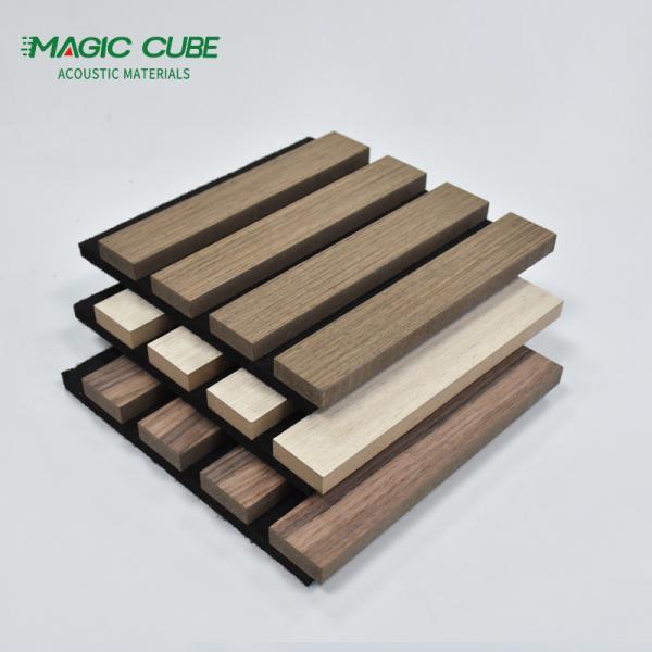 Quality Factory Custom Akustik Panel Wood Slat Panel For Hotel Apartment Office Building Decor Acoustic Wall Panel Akupanel wholesale