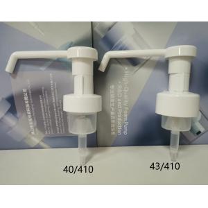 Plastic Lotion Pump With Unique External Spring Design 0.8-1.5CC Output Secure