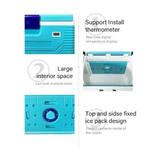 Phefon 54L Portable Ice Cooler Box Long Cold Time With Temperature Display