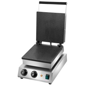 Stainless Steel Commercial Waffle Baker With Non Stick Coating 1.8KW Constant