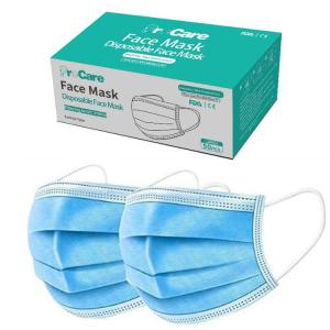 Internal Point Triple Layer Surgical Mask For Hospital White Green Blue Color